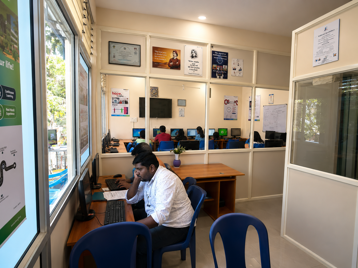 Students working at Rabsons Technologies